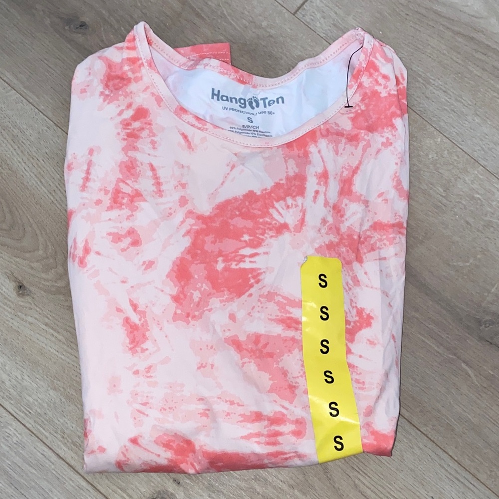 Women’s (S) Hang Ten Swim Shirt. UV Protection/UPF 50+. NWOT.